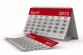 SCADENZIARIO DEL MESE DI APRILE 2013