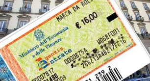 MARCHE DA BOLLO SULLE RICEVUTE
