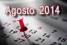 SCADENZIARIO DEL MESE DI AGOSTO 2014