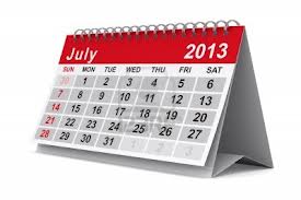 SCADENZIARIO DEL MESE DI LUGLIO 2013